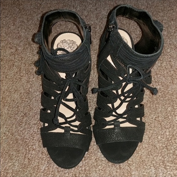 Vince Camuto Ranata Chunky Booties - Picture 2 of 5